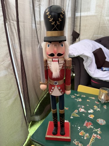 Nutcracker soldier red - red, black