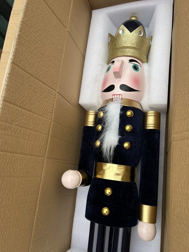 4ft christmas nutcracker blue - 4ft,