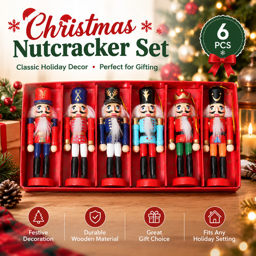 12cm traditional wooden - 6x,