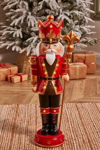 60cm led nutcracker soldier - led,
