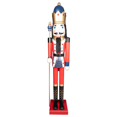 Giant wooden nutcracker - giant, life