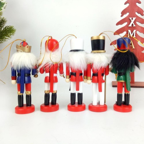 5pcs 12cm nutcracker - nutcracker, soldier