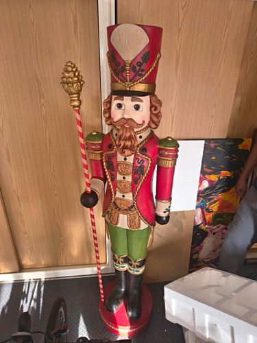 72in 6ft nutcracker resin - 72in,