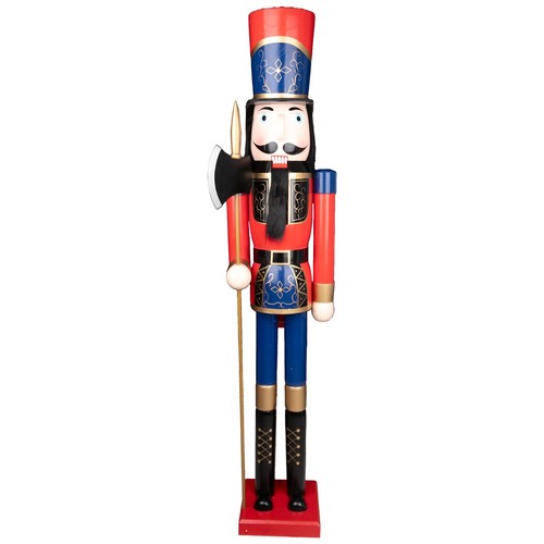 Giant wooden nutcracker life - giant,